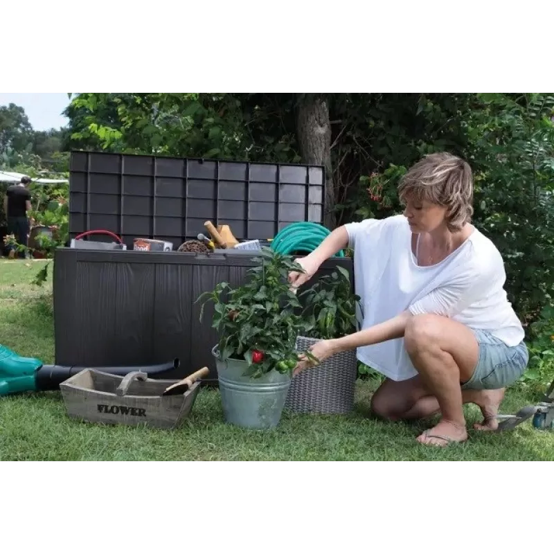 SHERWOOD CAJA DE ALMACENAMIENTO 270 L KETER caja de jardín