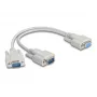 Cable serie DeLOCK 67160 beige 0,3 m DB-9