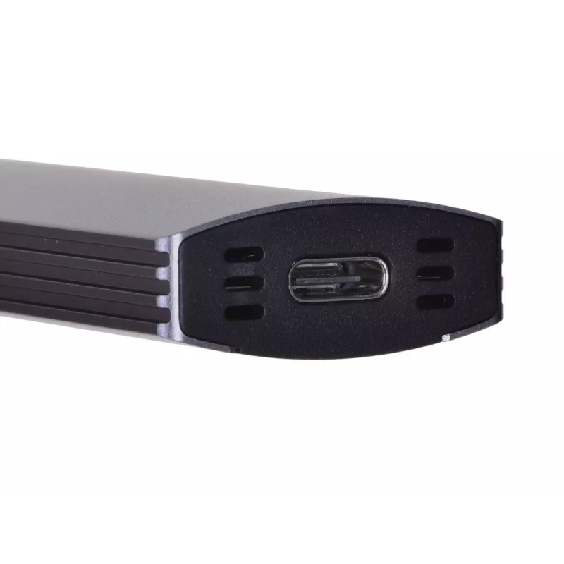 Caja para SSD M.2 Unitek uDrive gris — M.2 (2230/2242/2260/2280), NVMe/SATA III, USB-C 10 Gbit/s, aluminio