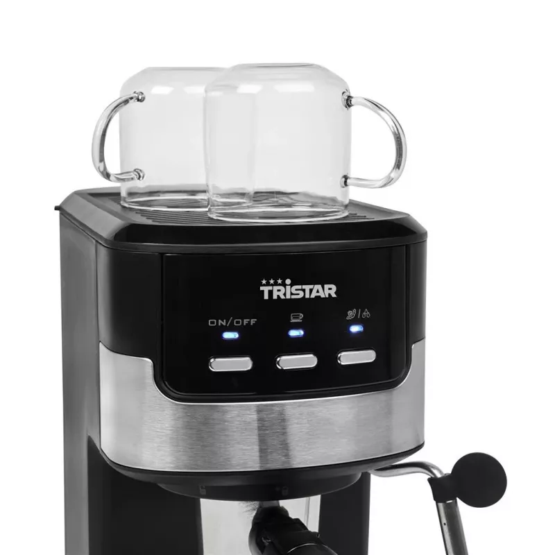 Cafetera expreso Tristar | CM-2278 | Presión de bomba 20 bar | Molido/cápsula | 1100 W | Negro