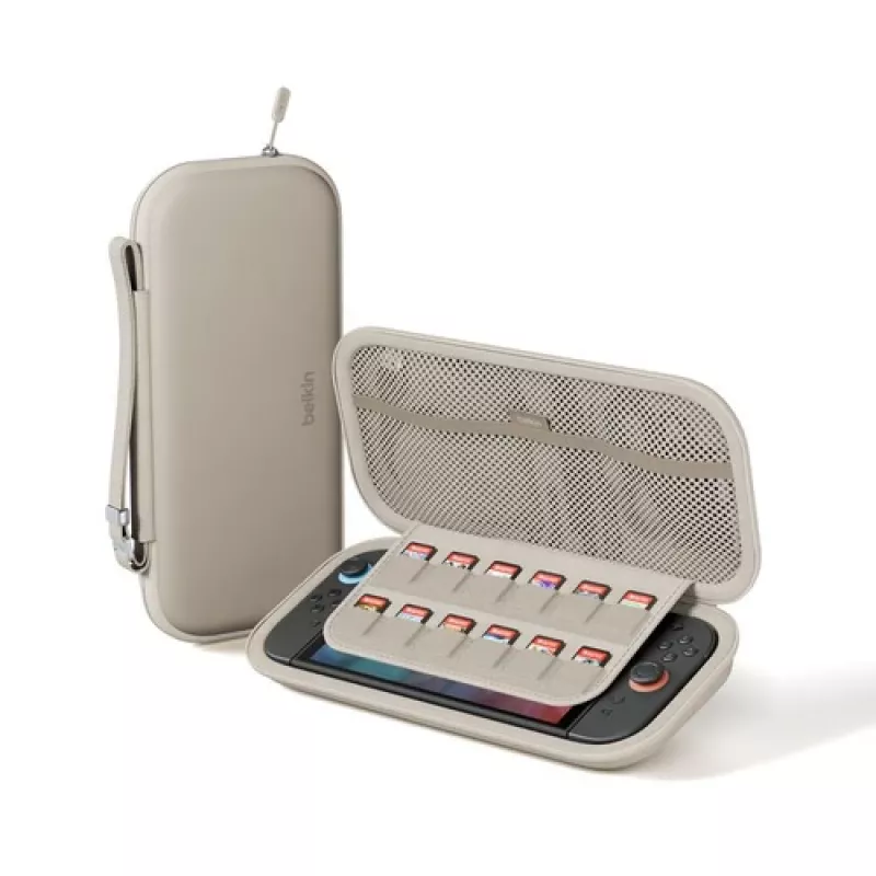 Estuche de viaje Belkin ENA002HQSA para Nintendo Switch 2 – diseño robusto y compacto