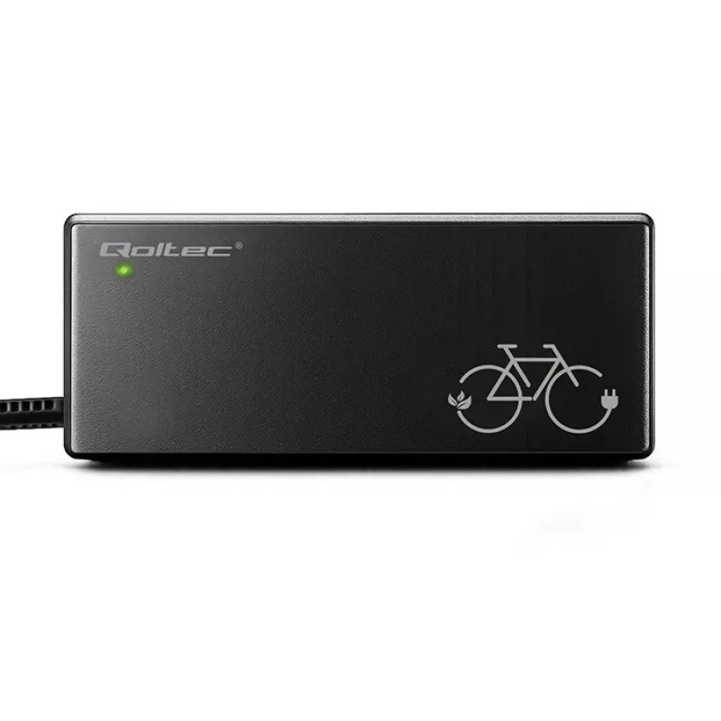 Cargador para e-bike 36V/42V 2A con conector macho Bosch de 3 pines QOLTEC