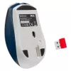 Ratón gaming inalámbrico DEFENDER MM-282 RF — ambidiestro, óptico 1800 DPI, 5 botones, USB, a pilas