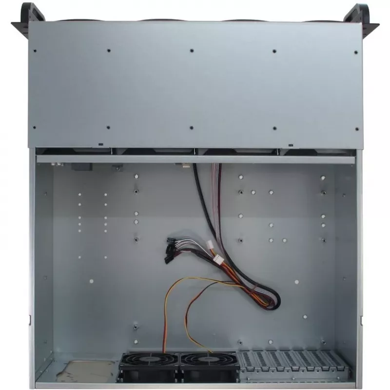 Carcasa de servidor Inter-Tech 4U-4408 rack negro, plateado