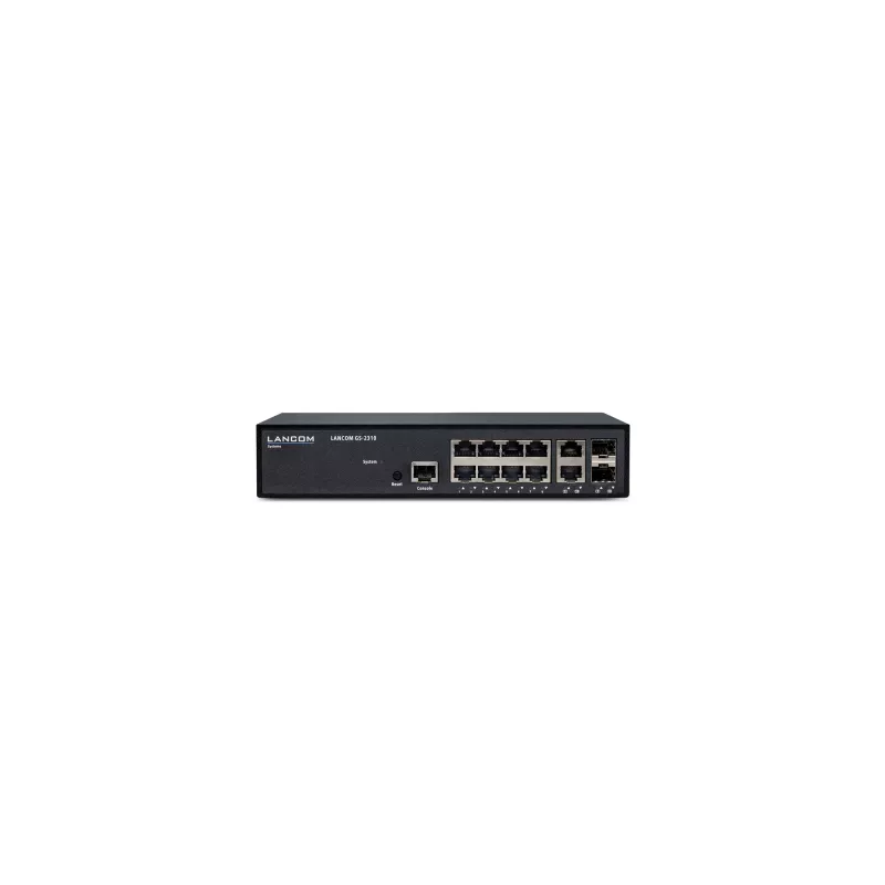 LANCOM GS-2310 Managed L2 Gigabit Ethernet (10/100/1000) 1U negro