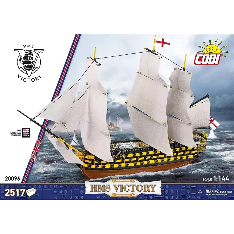 Set de construcción Cobi HMS Victory — 2.517 piezas, detallado modelo histórico de velero