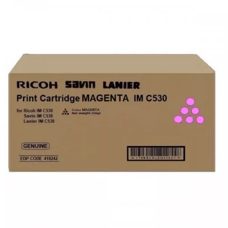 Cartucho de tóner Ricoh 418242 1 ud. original magenta