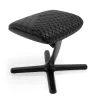 noblechairs Fußstütze 2 reposapiés, cuero genuino, negro