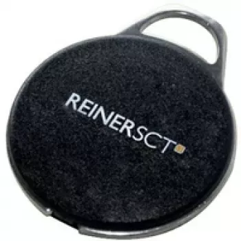 Reiner SCT timeCard Premium transpondedor 25 DES etiqueta RFID negra 13,56 MHz IP65
