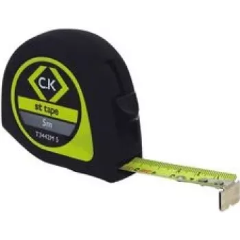 Cinta métrica C.K Tools T3442M – cinta métrica de acero de 5 m