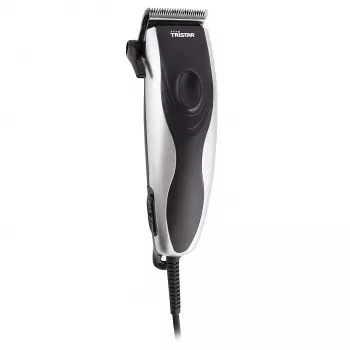 Tristar | Recortadora de pelo | Step precise 3 - 12 mm | Negro/acero inoxidable
