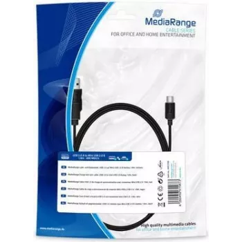 Cable de audio MediaRange MRCS189 1,5 m 3,5 mm negro