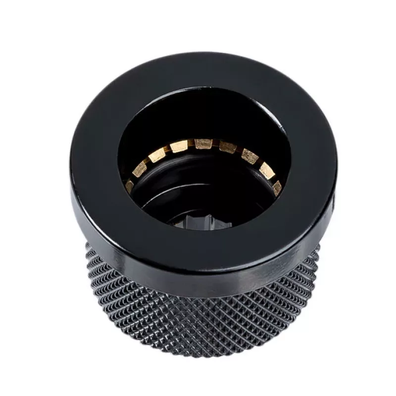 Racor adaptador PHANTEKS EZ-FIT para refrigeración de PC, PETG, 16×16×12 mm, negro, pack de 2