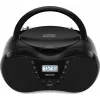 Sencor SPT 2300 BK boombox reproductor de CD, MP3, USB, Bluetooth, radio FM, AUX, 4 W, negro