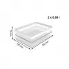 ROTHO Rondo Loft – recipiente de almacenamiento de alimentos – 2 x 0,85 l