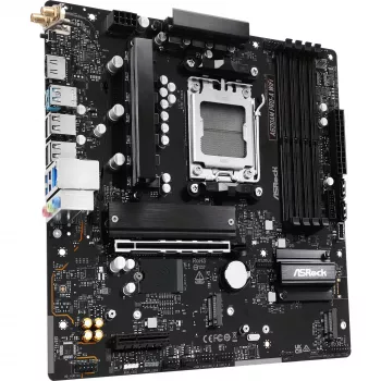 Placa base ASRock A620AM Pro-A WiFi AM5 mATX — AMD A620, socket AM5, DDR5 hasta 256 GB, Wi‑Fi 6E, 2.5Gb LAN, HDMI 2.1