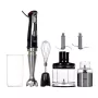 Batidora de mano Braun MultiQuick 9 MQ9138XI 0,6 L 1200 W negra, acero inoxidable