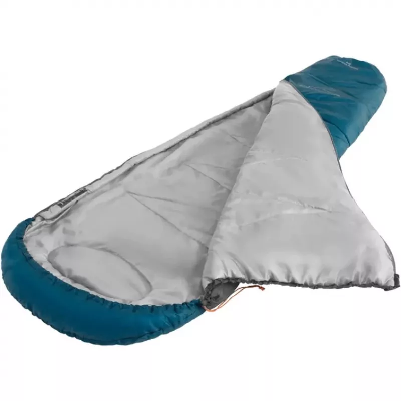 Easy Camp Starling Mummy Blue 8°C | Saco de dormir | 210 x 75 x 50 cm | -5 a 12 °C | Cremallera bidireccional con autobloqueo