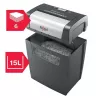 Rexel Momentum X406 destructora de papel P4, corte cruzado, 4 x 30 mm, 6 hojas, 15 l