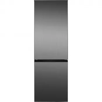 Frigorífico independiente BOMANN KG 7357, 315 L totales (219 L frigorífico, 96 L congelador), acero inoxidable, iluminación LED, 40 dB