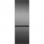 Frigorífico independiente BOMANN KG 7357, 315 L totales (219 L frigorífico, 96 L congelador), acero inoxidable, iluminación LED, 40 dB