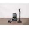 Robot aspirador Eufy E20 negro — redondo, base con bolsa de polvo, 150 minutos de autonomía, 35 cm de diámetro
