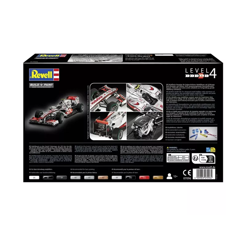 Maqueta de plástico REVELL McLaren Mercedes MP4-25 Lewis Hamilton — escala 1:24
