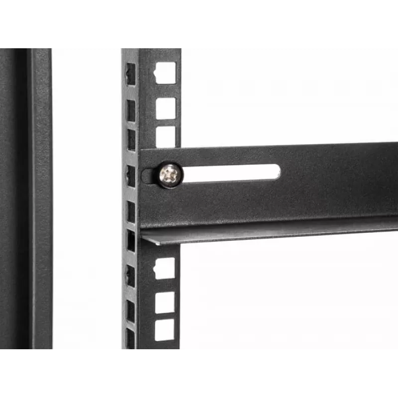 Soporte de montaje DeLOCK 19 pulgadas 450x40mm 2 uds. negro metal