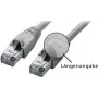 Cable de red Tecline exertis Connect - cable de conexión - RJ-45 (M) a RJ-45 (M) - 7,5 m - SFTP - CAT 5e - gris (71607)