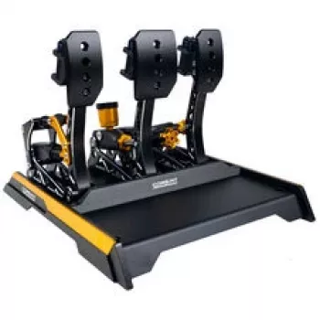 Set de pedales CONSPIT CPP EVO 3 V2 con cilindro de freno hidráulico y embrague - negro