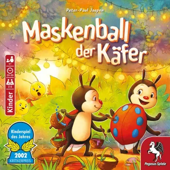 Maskenball der Beetle, juego de mesa infantil del año 2002