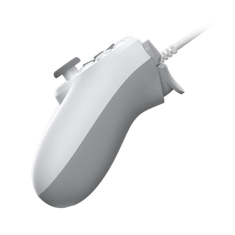 Mando gaming con cable GameSir T3 Lite WT blanco – mando con cable ergonómico, compatible con PC