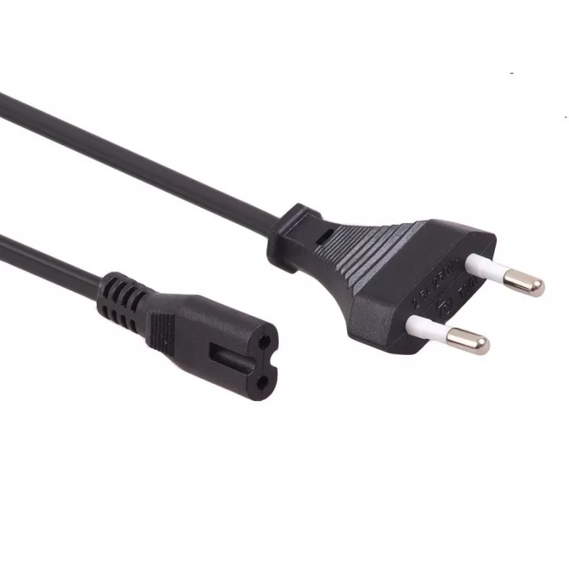 Maclean MCTV-809 Cable de alimentación de enchufe EU a Figure-8 (C7), 1,5 m