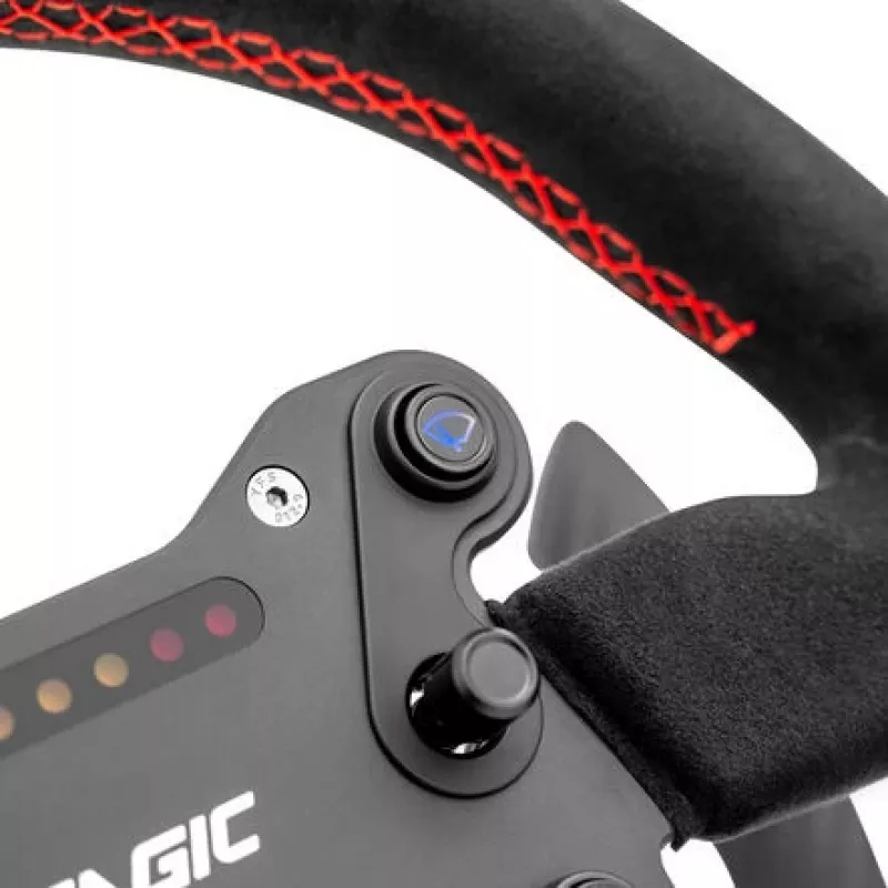 Simagic GTS Alcantara S202 — volante de sim racing forrado en Alcantara, modelo S202