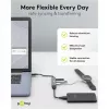 Hub USB Goobay Slim de 4 puertos, USB-A a USB-C™/USB-A, USB 3.2 (74458)
