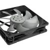 Ventilador Akasa OTTO SF12 Ventilador de caja de ordenador 12 cm Negro Gris