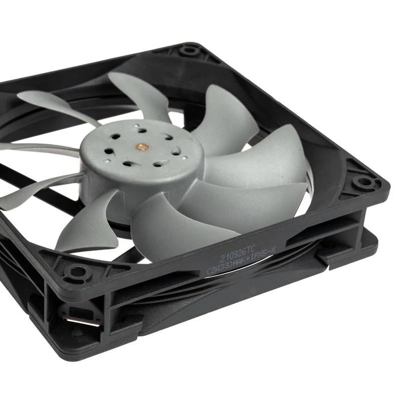Ventilador Akasa OTTO SF12 Ventilador de caja de ordenador 12 cm Negro Gris