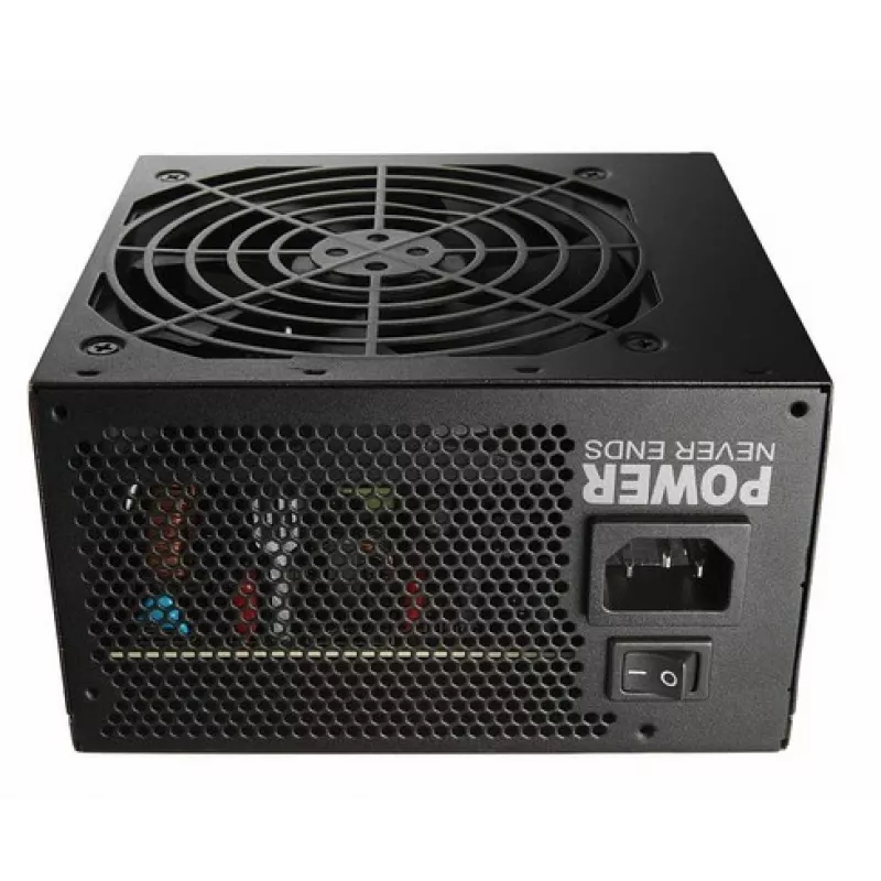 Fuente de alimentación FSP HEXA 85+ PRO 650W ATX ATX2.5 negra, 650 W, 100 - 240 V, 50 - 60 Hz, 9 - 4 A, Activa, 100 W
