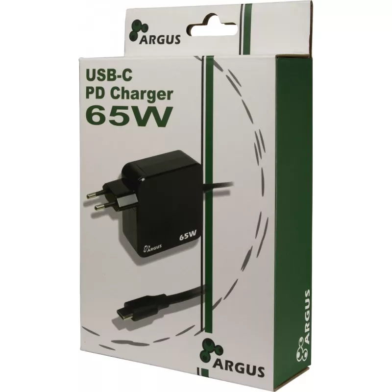 Cargador Inter-Tech PD-2065 universal Negro AC interior