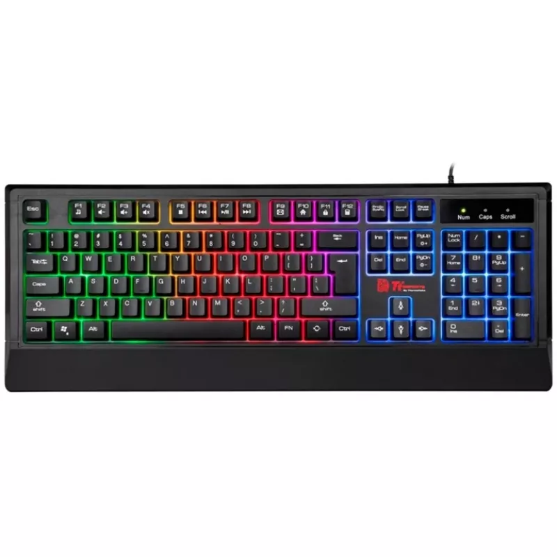 Tt eSPORTS Challenger Combo USB QWERTY alemán negro (CM-CHC-WLXXPL-GR)