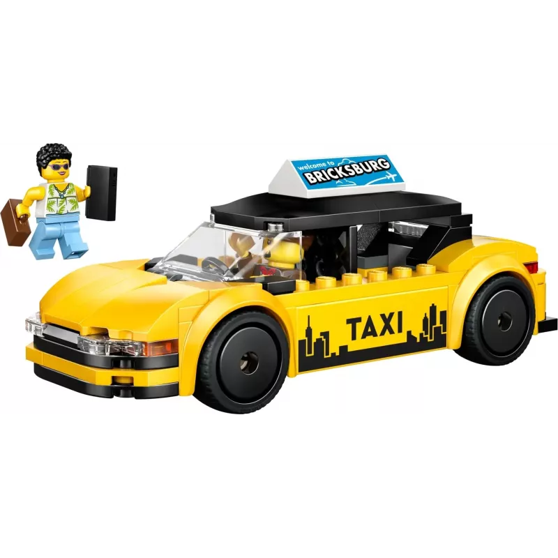 LEGO CITY 60487 Taxi amarillo