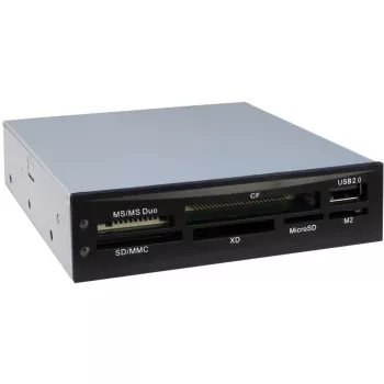 Inter-Tech Nitrox Multi Card Reader CI-02 - Lector de tarjetas - 8,9 cm (3,5