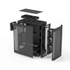 Caja de PC I4 ATX Mid Tower 6 ventiladores