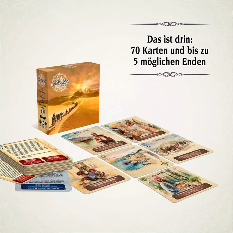 Cartaventura Caravanas, juego de cartas