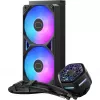 Refrigeración líquida para CPU Cooler Master MasterLiquid 240 Atmos II — radiador de 240 mm, ventilador VRM, RGB