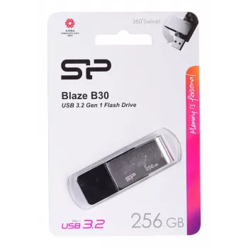 Memoria flash USB Silicon Power 256GB USB Type-A 3.2 Gen 1 Blaze B30