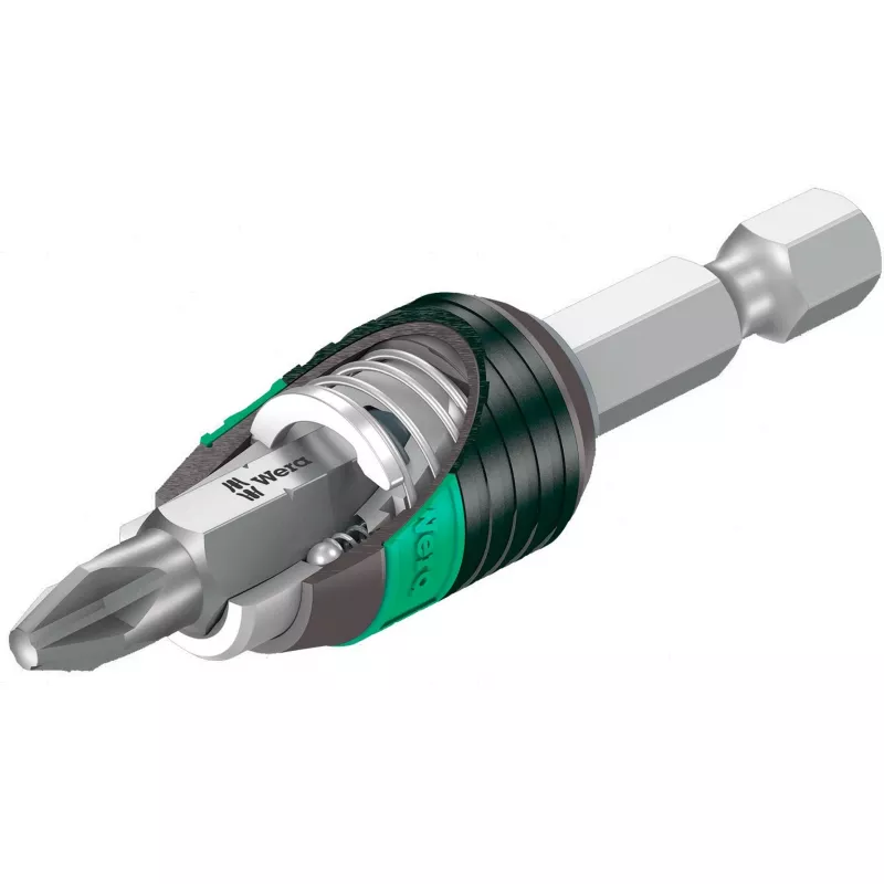 Wera 848/851/867/19 Juego de brocas helicoidales para metal y puntas, 19 piezas