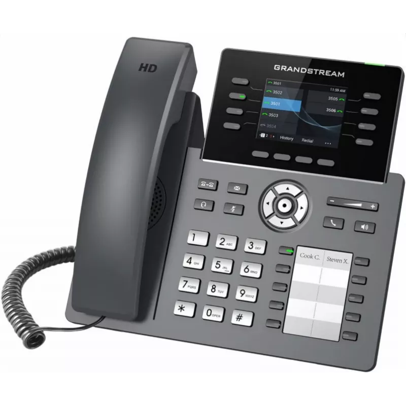 Teléfono IP Grandstream GRP2634 Negro