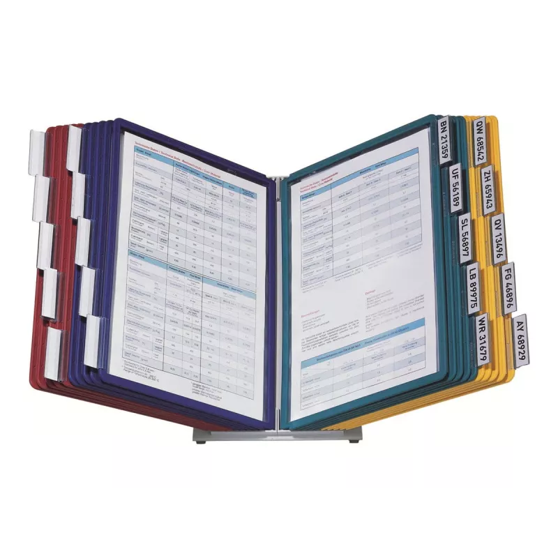 Sujetador de documentos Durable VARIO Desk Unit 20 Complete Gris
