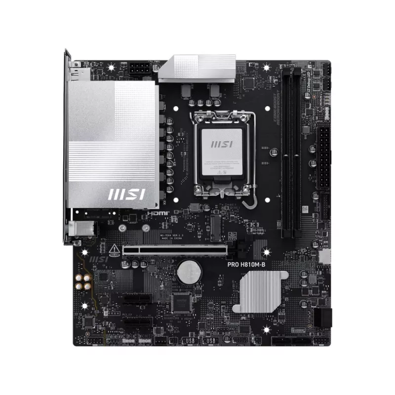 Placa base MSI PRO H810M-B Intel H810 LGA 1851 (Socket V1) micro ATX